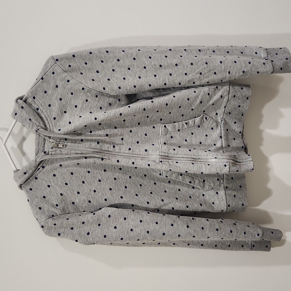 Womens zipper hooded jacket